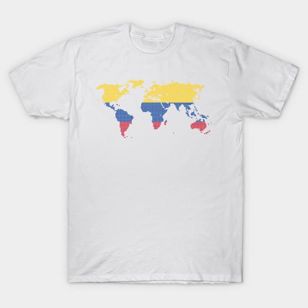 Colombia T-Shirt by 1STunningArt